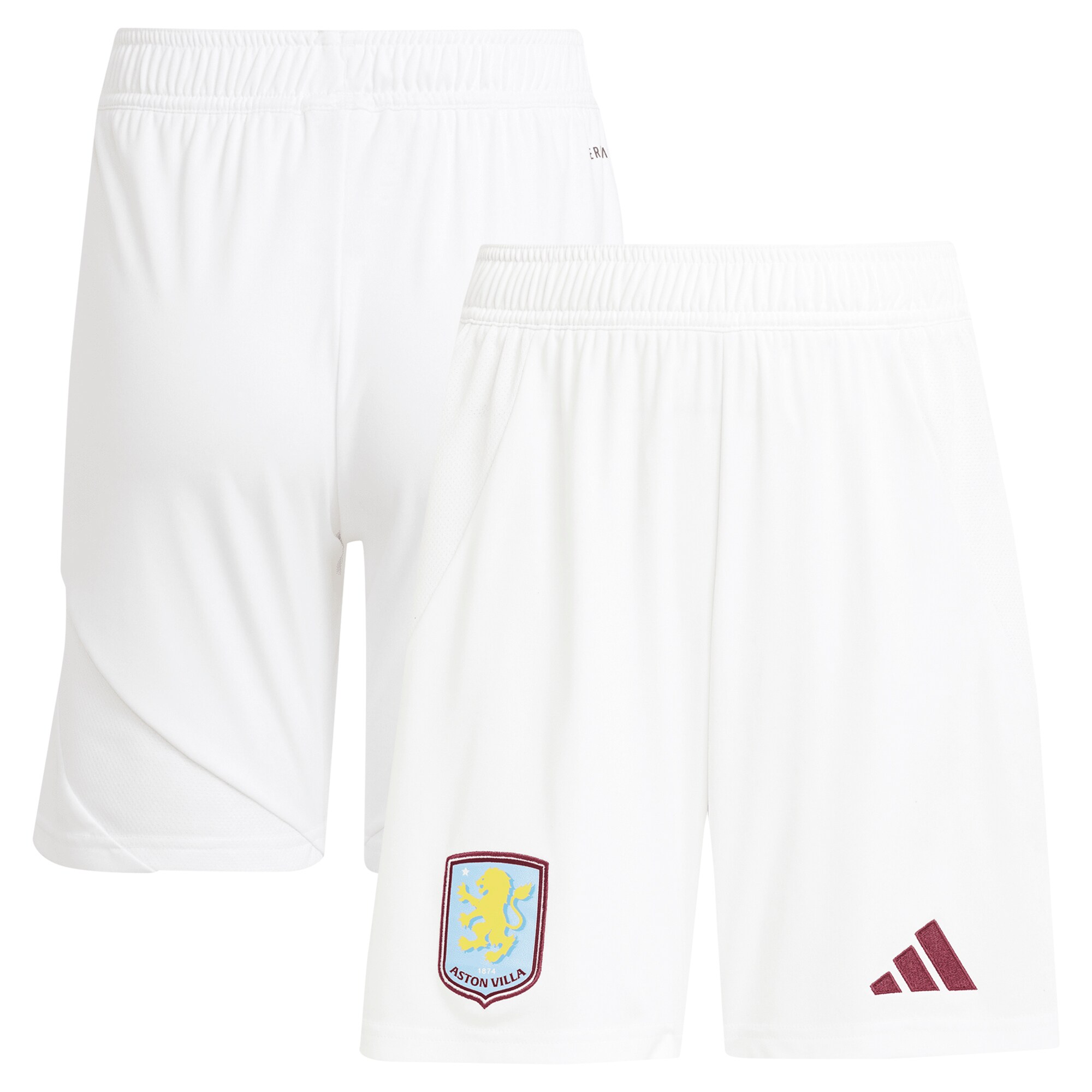 Aston Villa Jerseys - Official aston villa adidas home shorts 2024-25 with custom printing Collection for AVFC Fans