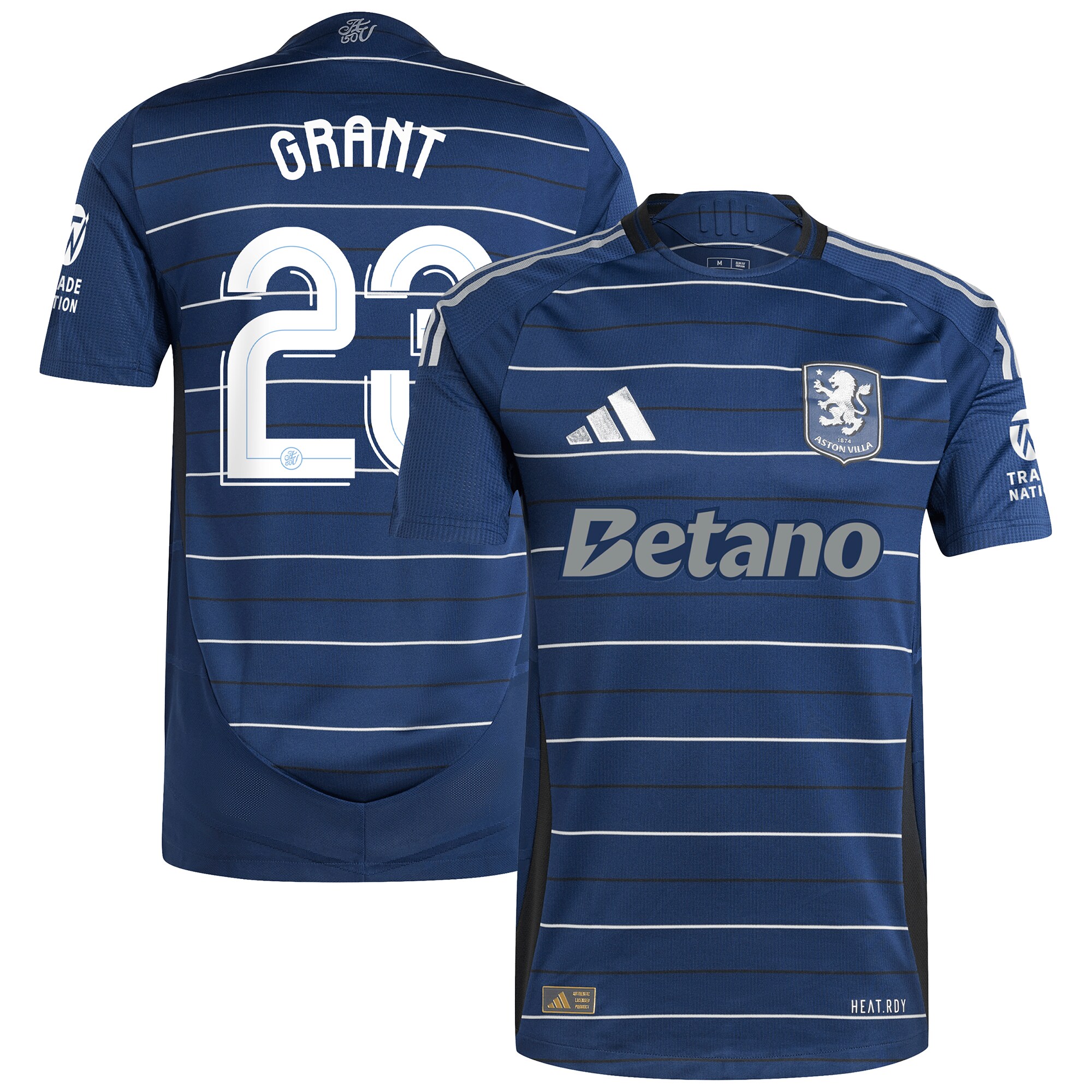 Aston Villa Jerseys - Official aston villa adidas third authentic shirt 2024-25 with grant 23 cup printing Collection for AVFC Fans