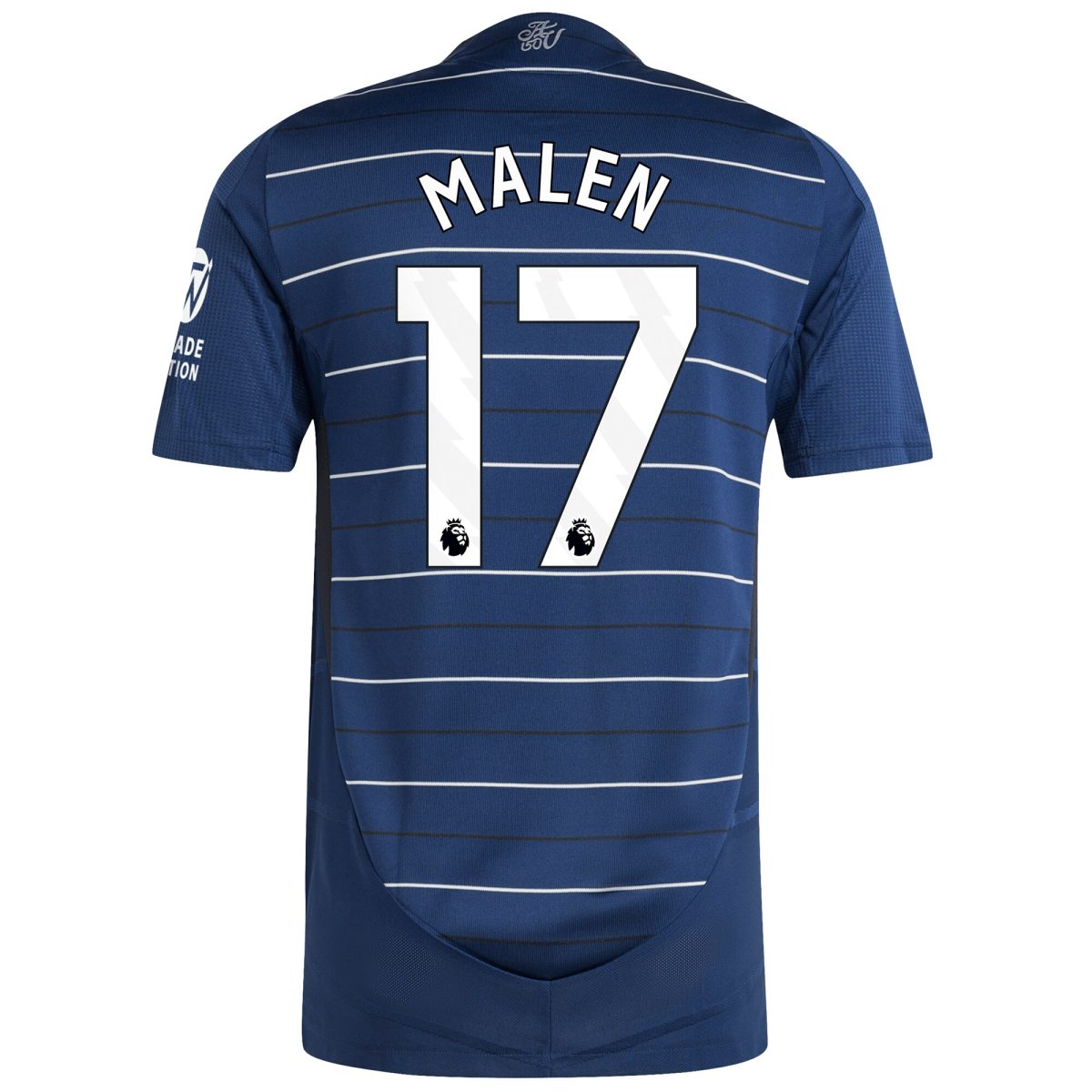 Aston Villa Jerseys - Official aston villa adidas third authentic shirt 2024-25 with malen 17 printing Collection for AVFC Fans