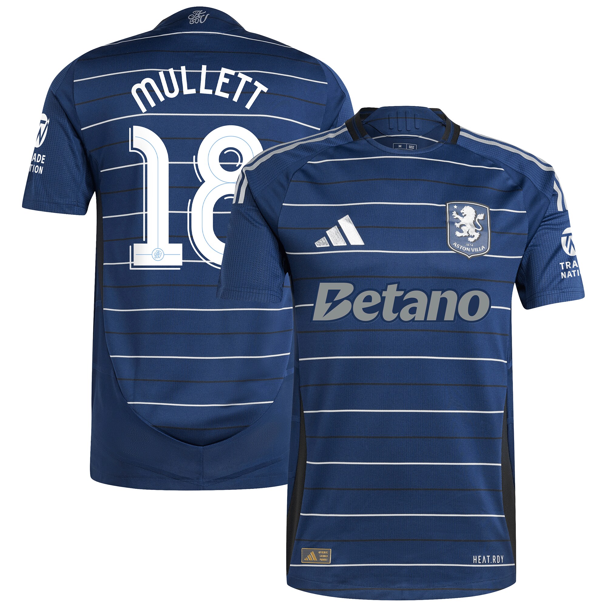 Aston Villa Jerseys - Official aston villa adidas third authentic shirt 2024-25 with mullett 18 cup printing Collection for AVFC Fans