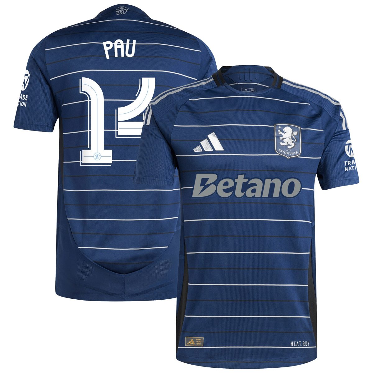 Aston Villa Jerseys - Official aston villa adidas third authentic shirt 2024-25 with pau 14 cup printing Collection for AVFC Fans