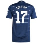 Aston Villa Jerseys - Official aston villa adidas third authentic shirt 2024-25 with salmon 17 cup printing Collection for AVFC Fans