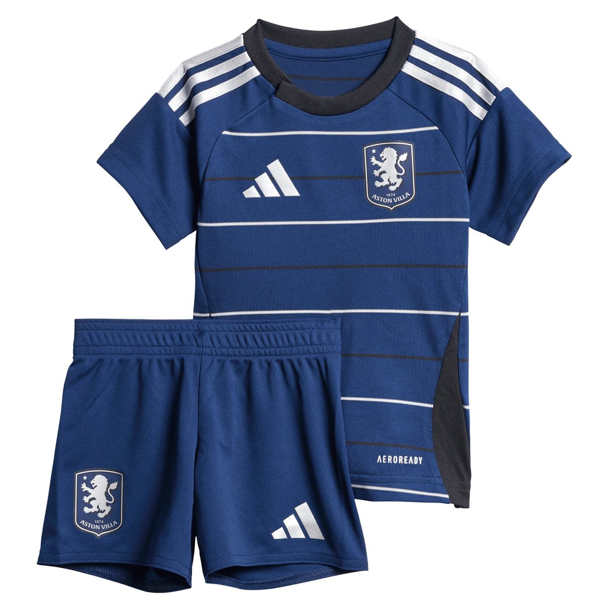 Aston Villa Jerseys - Official aston villa adidas third baby kit 2024-25 with custom printing Collection for AVFC Fans