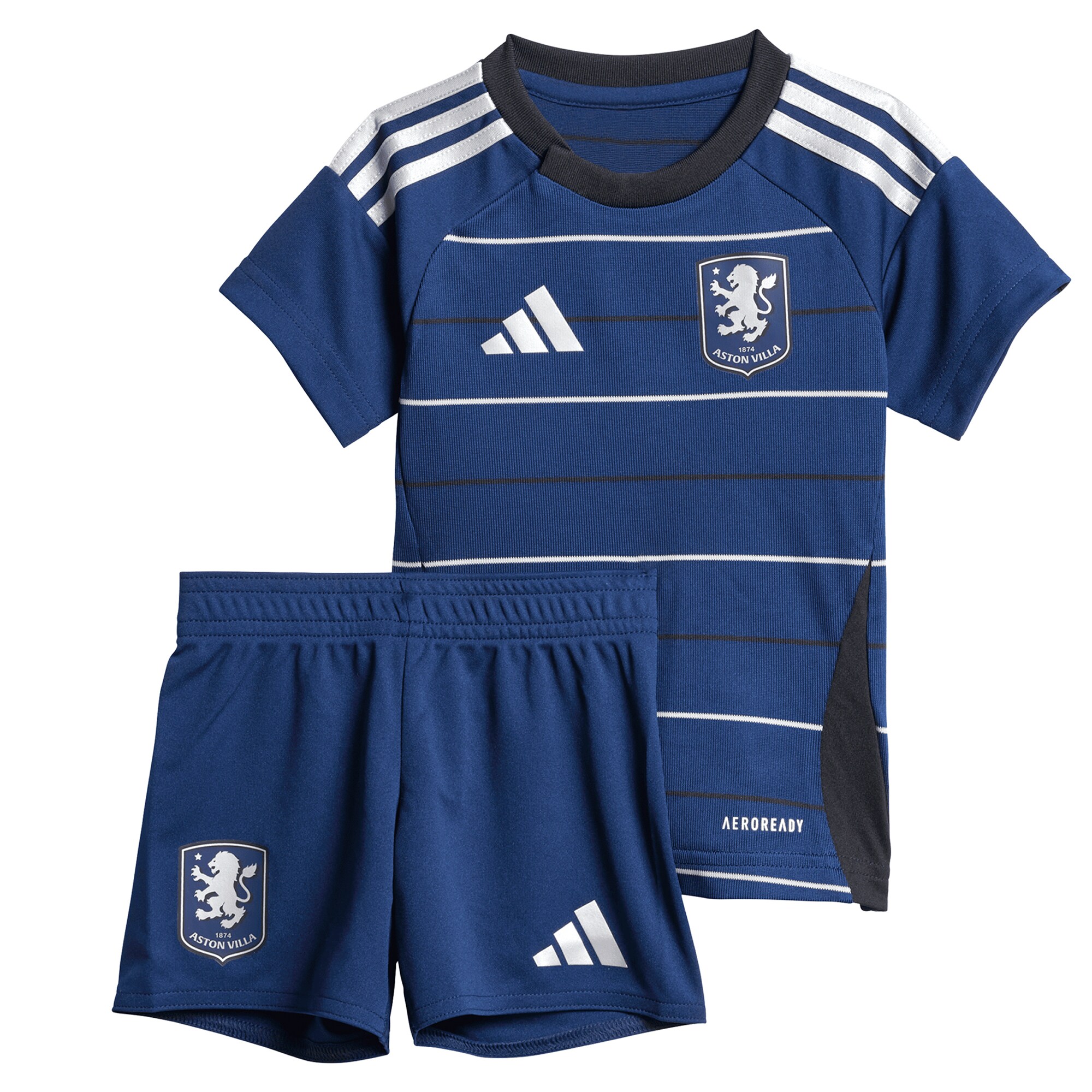 Aston Villa Jerseys - Official aston villa adidas third baby kit 2024-25 with malen 17 printing Collection for AVFC Fans