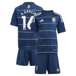 Aston Villa Jerseys - Official aston villa adidas third minikit 2024-25 with a.garcía 16 printing Collection for AVFC Fans
