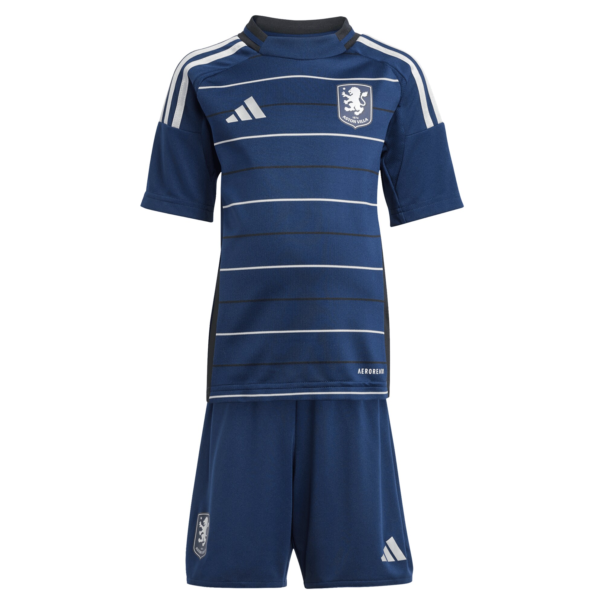 Aston Villa Jerseys - Official aston villa adidas third minikit 2024-25 with a.garcía 16 printing Collection for AVFC Fans