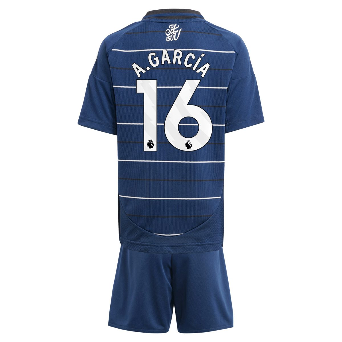 Aston Villa Jerseys - Official aston villa adidas third minikit 2024-25 with a.garcía 16 printing Collection for AVFC Fans