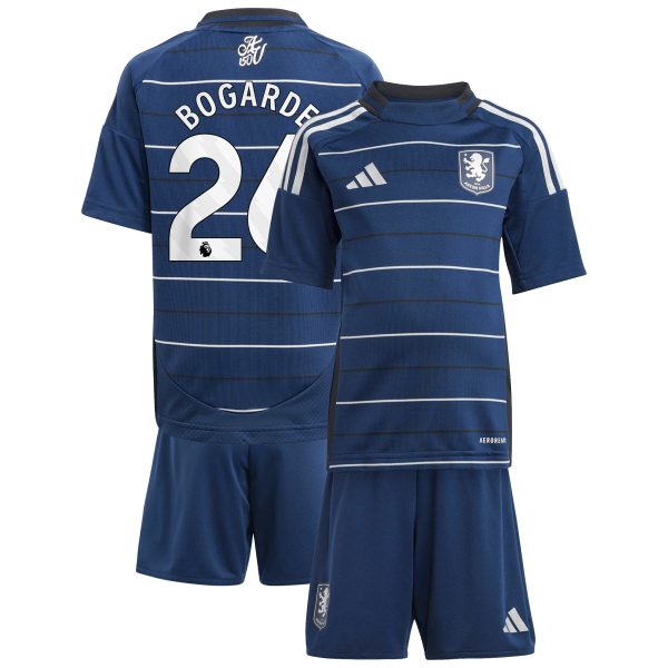 Aston Villa Jerseys - Official aston villa adidas third minikit 2024-25 with bogarde 26 printing Collection for AVFC Fans