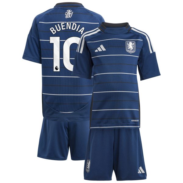Aston Villa Jerseys - Official aston villa adidas third minikit 2024-25 with buendia 10 printing Collection for AVFC Fans