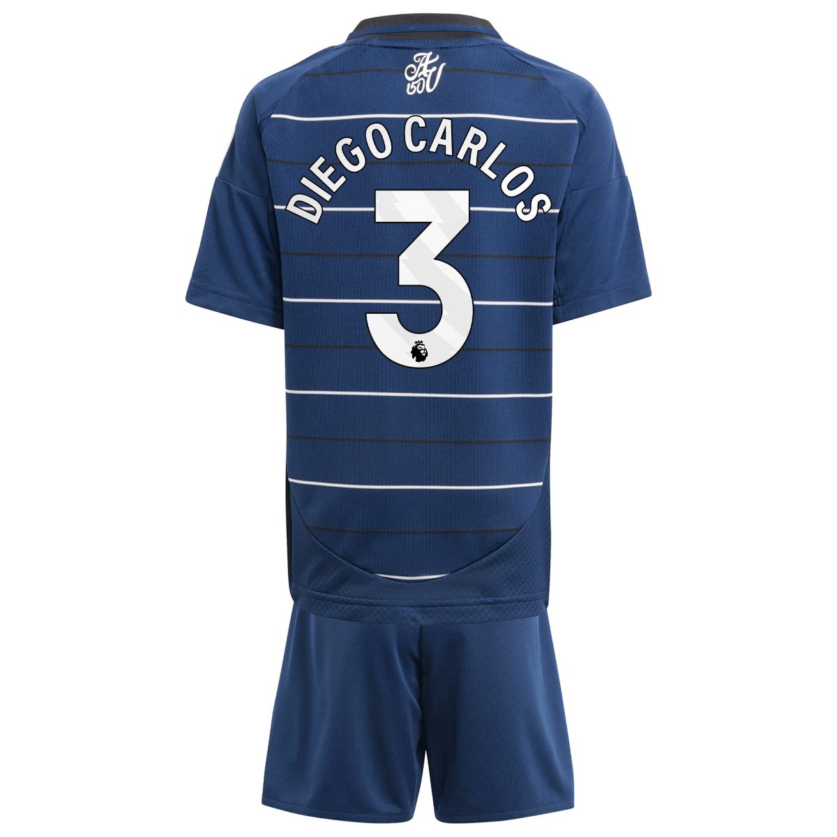 Aston Villa Jerseys - Official aston villa adidas third minikit 2024-25 with diego carlos 3 printing Collection for AVFC Fans