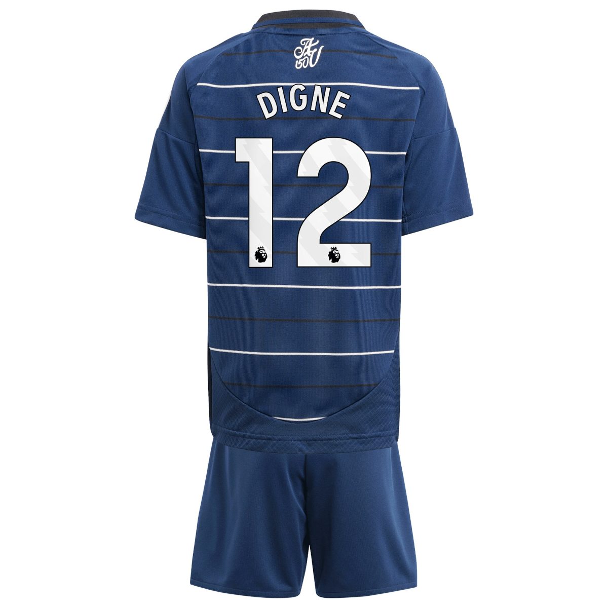 Aston Villa Jerseys - Official aston villa adidas third minikit 2024-25 with digne 12 printing Collection for AVFC Fans
