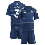 Aston Villa Jerseys - Official aston villa adidas third minikit 2024-25 with disasi 3 printing Collection for AVFC Fans