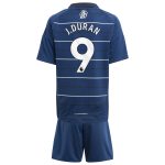 Aston Villa Jerseys - Official aston villa adidas third minikit 2024-25 with j.duran 9 printing Collection for AVFC Fans