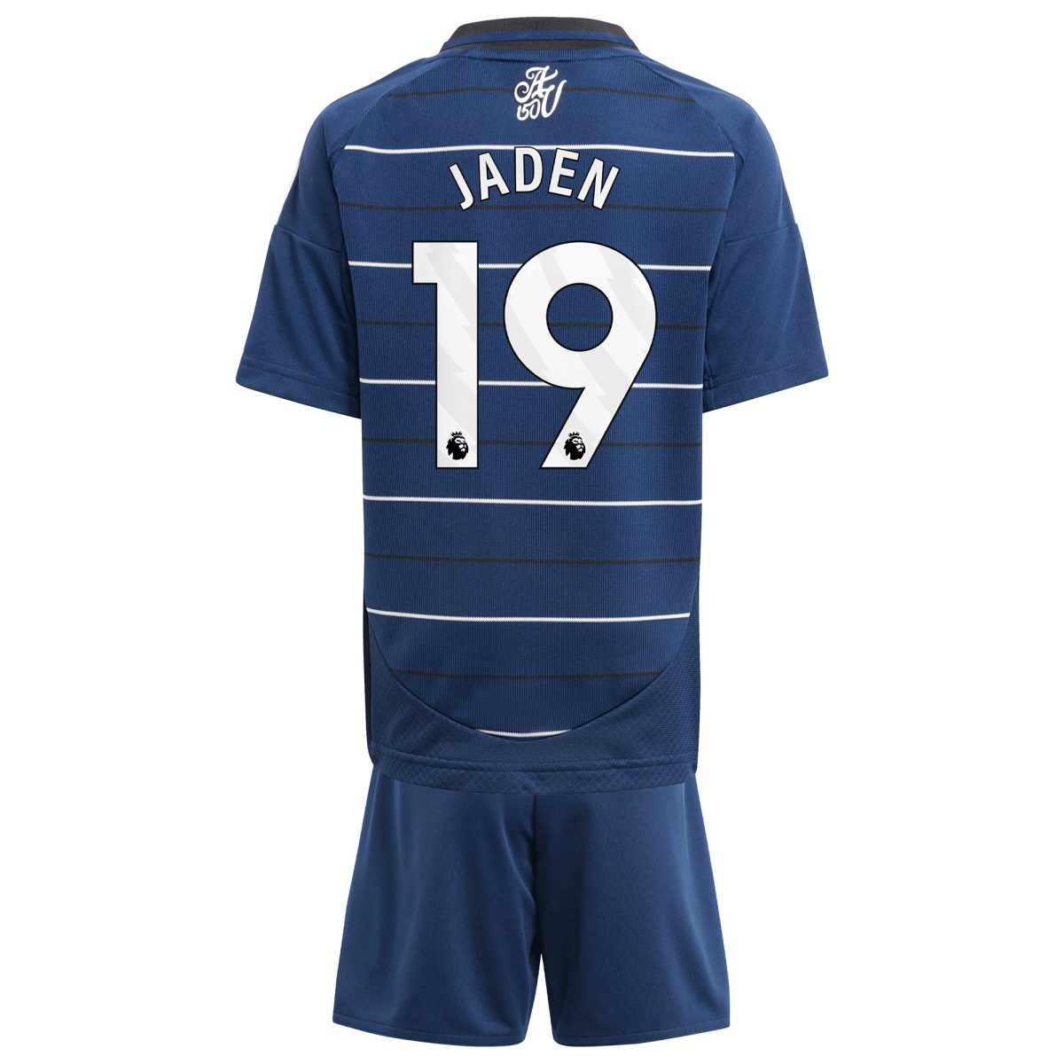 Aston Villa Jerseys - Official aston villa adidas third minikit 2024-25 with jaden 19 printing Collection for AVFC Fans