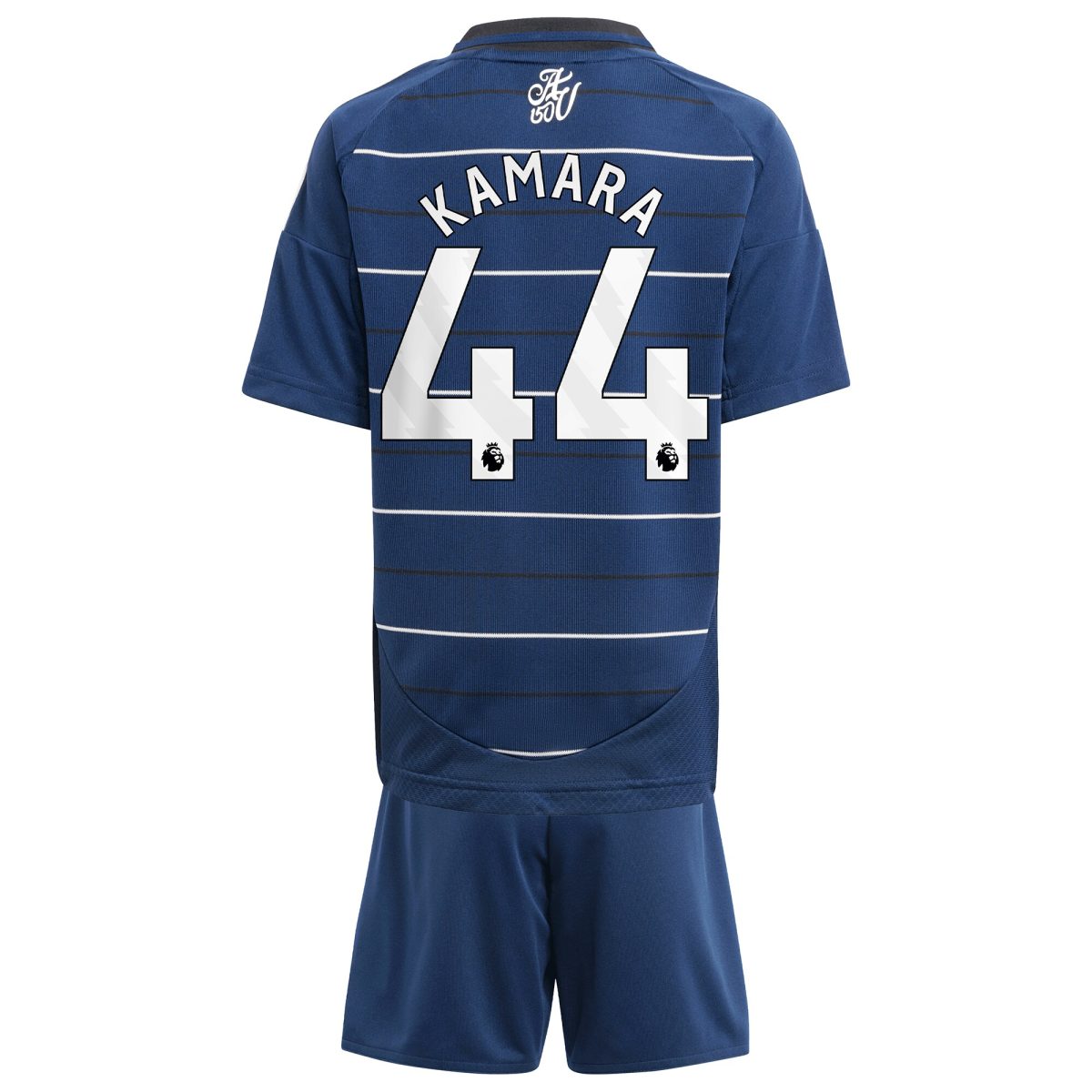 Aston Villa Jerseys - Official aston villa adidas third minikit 2024-25 with kamara 44 printing Collection for AVFC Fans