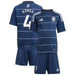 Aston Villa Jerseys - Official aston villa adidas third minikit 2024-25 with konsa 4 printing Collection for AVFC Fans
