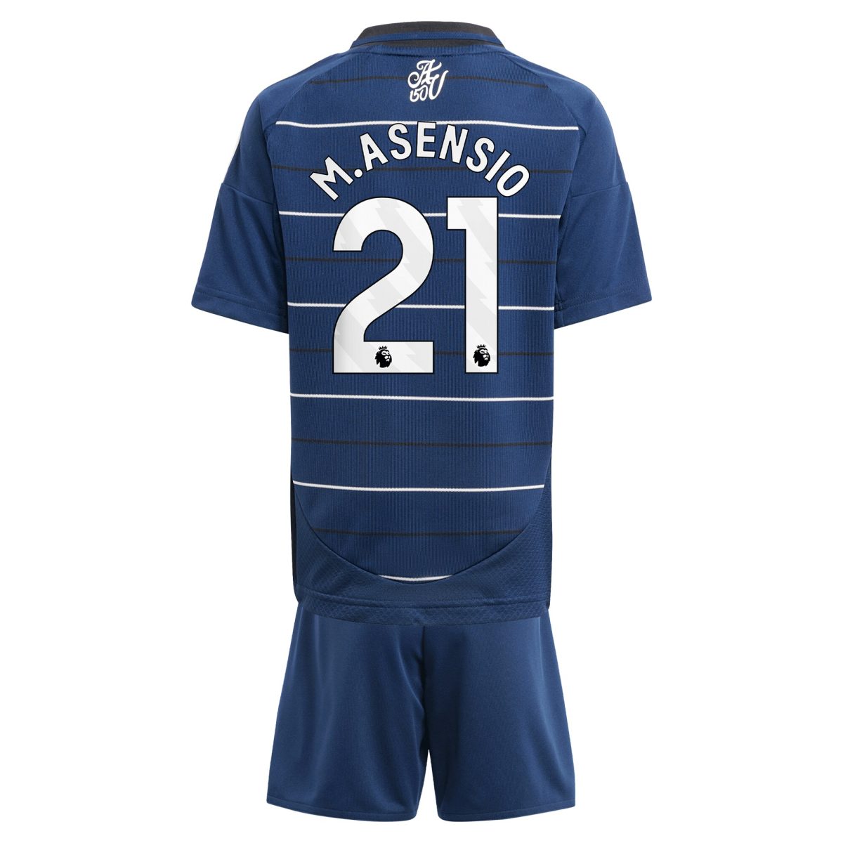 Aston Villa Jerseys - Official aston villa adidas third minikit 2024-25 with m.asensio 21 printing Collection for AVFC Fans