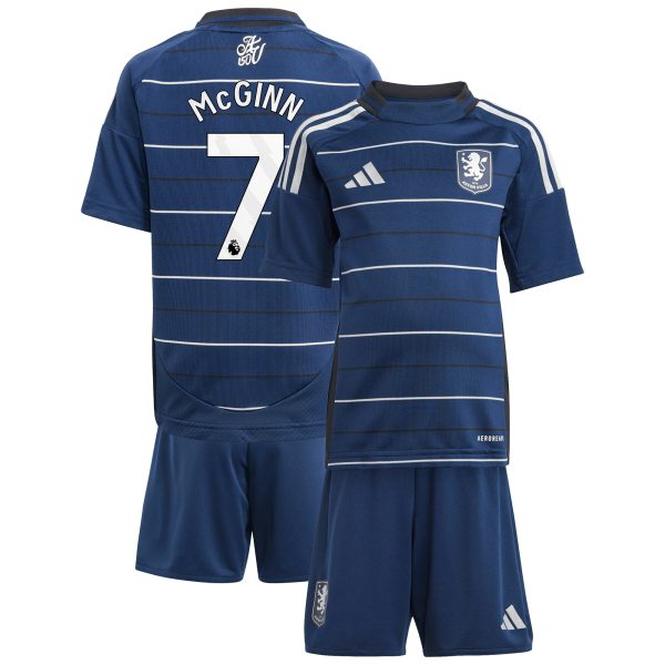 Aston Villa Jerseys - Official aston villa adidas third minikit 2024-25 with mcginn 7 printing Collection for AVFC Fans