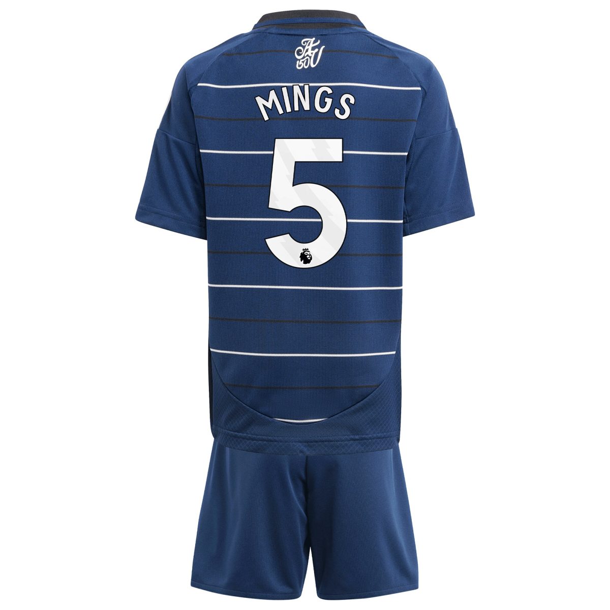 Aston Villa Jerseys - Official aston villa adidas third minikit 2024-25 with mings 5 printing Collection for AVFC Fans