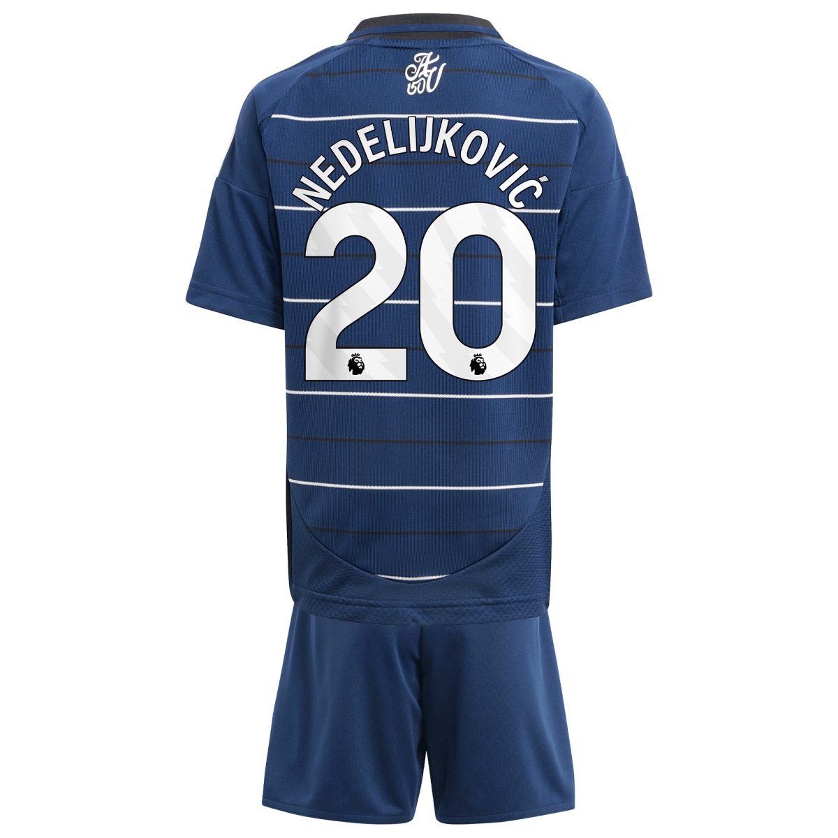 Aston Villa Jerseys - Official aston villa adidas third minikit 2024-25 with nedeljković 20 printing Collection for AVFC Fans