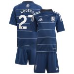 Aston Villa Jerseys - Official aston villa adidas third minikit 2024-25 with rogers 27 printing Collection for AVFC Fans