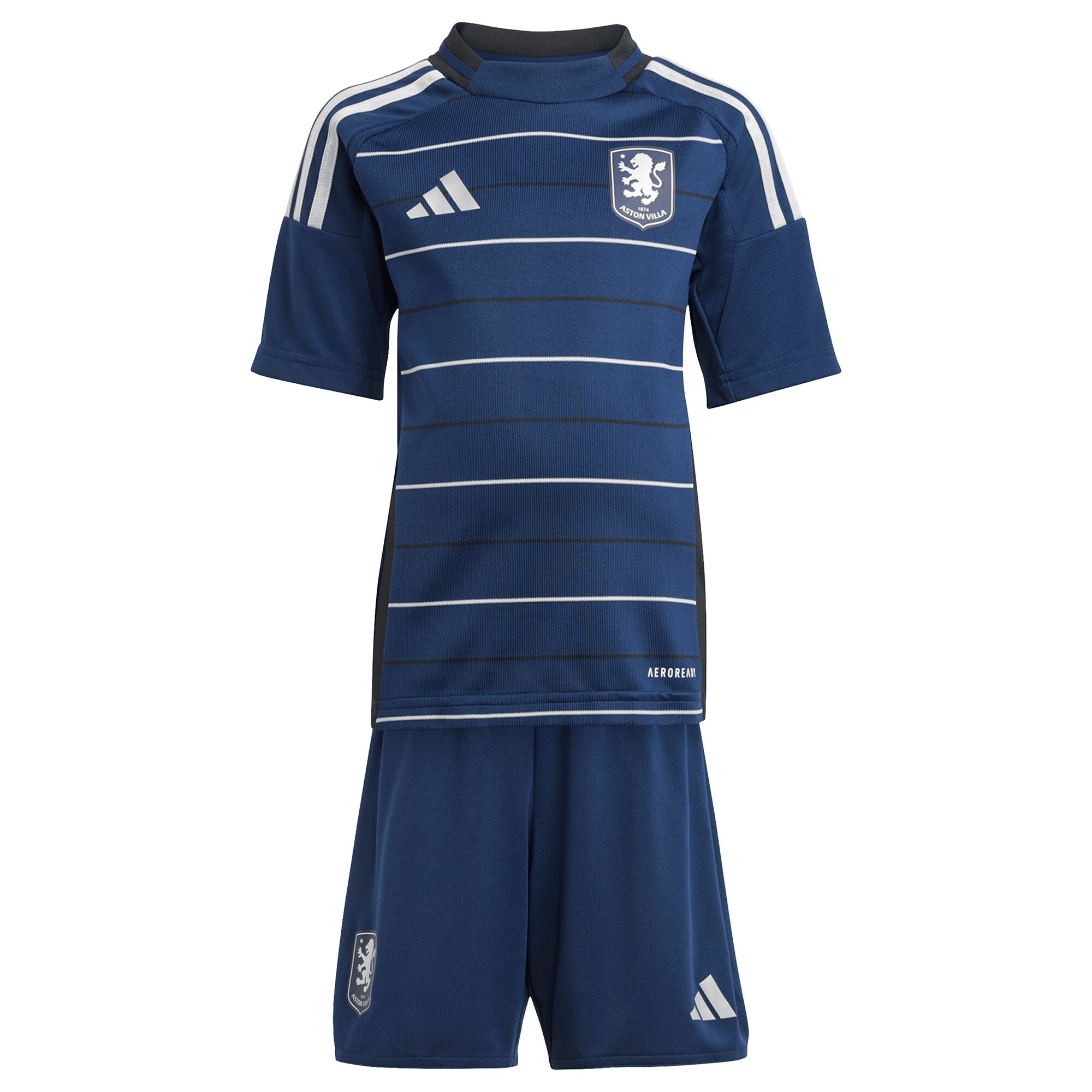 Aston Villa Jerseys - Official aston villa adidas third minikit 2024-25 with watkins 11 printing Collection for AVFC Fans