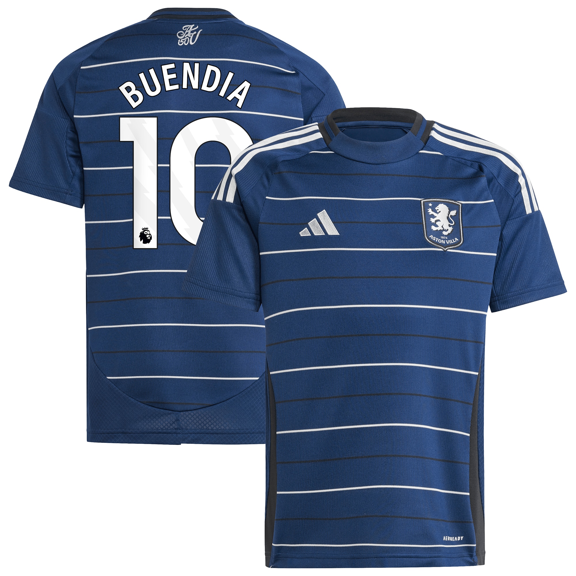 Aston Villa Jerseys - Official aston villa adidas third shirt 2024-25 – kids with buendia 10 printing Collection for AVFC Fans