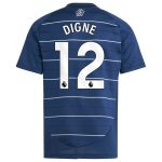Aston Villa Jerseys - Official aston villa adidas third shirt 2024-25 – kids with digne 12 printing Collection for AVFC Fans