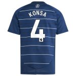 Aston Villa Jerseys - Official aston villa adidas third shirt 2024-25 – kids with konsa 4 printing Collection for AVFC Fans