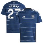 Aston Villa Jerseys - Official aston villa adidas third shirt 2024-25 – kids with rogers 27 printing Collection for AVFC Fans