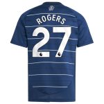 Aston Villa Jerseys - Official aston villa adidas third shirt 2024-25 – kids with rogers 27 printing Collection for AVFC Fans