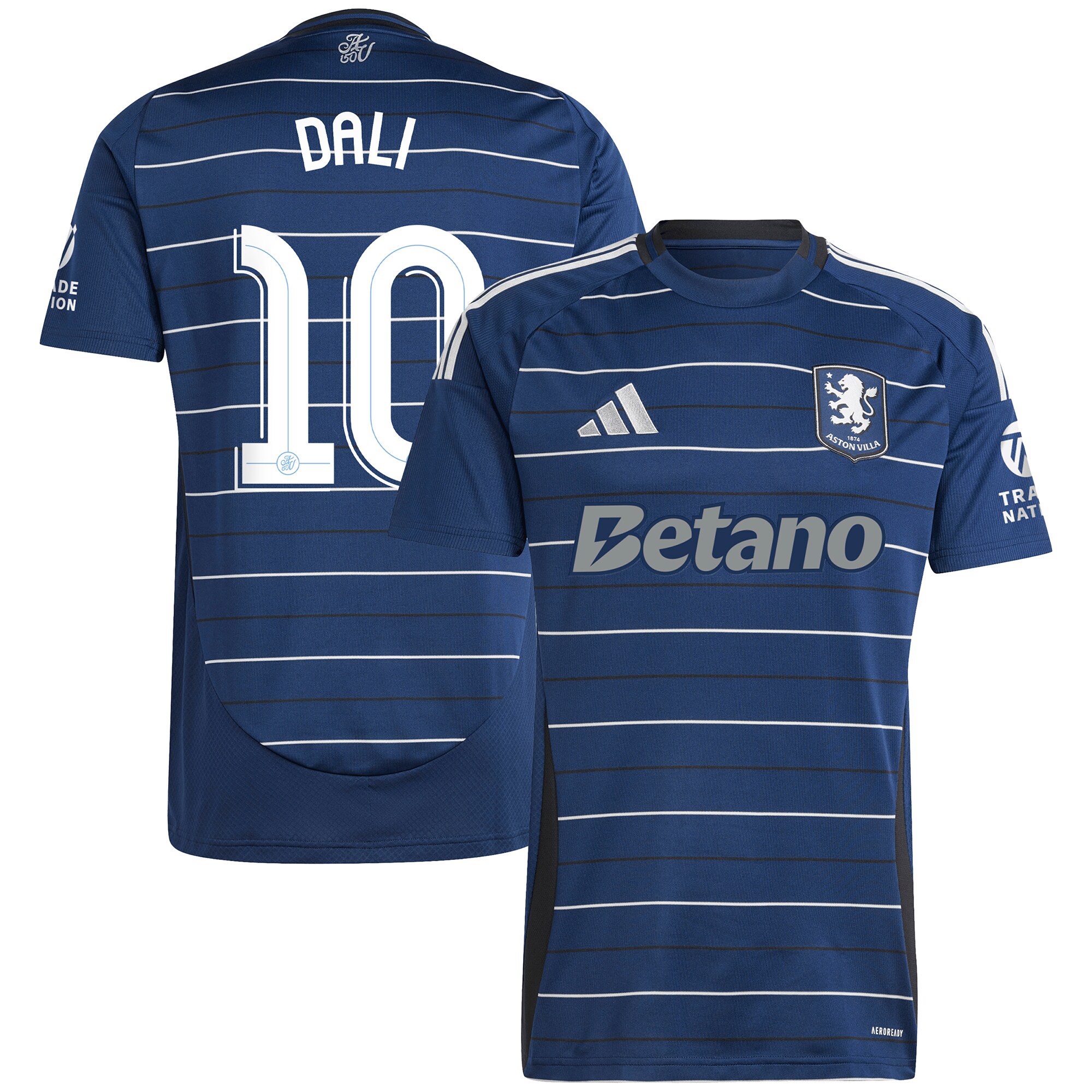 Aston Villa Jerseys - Official aston villa adidas third shirt 2024-25 with dali 10 cup printing Collection for AVFC Fans