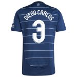 Aston Villa Jerseys - Official aston villa adidas third shirt 2024-25 with diego carlos 3 cup printing Collection for AVFC Fans