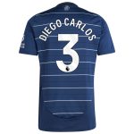 Aston Villa Jerseys - Official aston villa adidas third shirt 2024-25 with diego carlos 3 printing Collection for AVFC Fans
