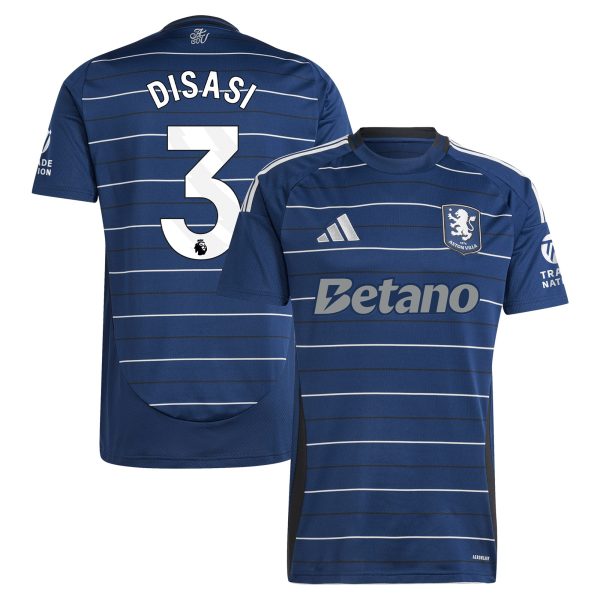 Aston Villa Jerseys - Official aston villa adidas third shirt 2024-25 with disasi 3 printing Collection for AVFC Fans