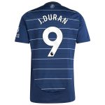 Aston Villa Jerseys - Official aston villa adidas third shirt 2024-25 with j.duran 9 printing Collection for AVFC Fans