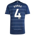 Aston Villa Jerseys - Official aston villa adidas third shirt 2024-25 with konsa 4 printing Collection for AVFC Fans