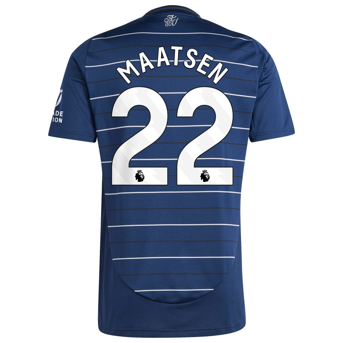Aston Villa Jerseys - Official aston villa adidas third shirt 2024-25 with maatsen 22 printing Collection for AVFC Fans