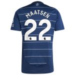 Aston Villa Jerseys - Official aston villa adidas third shirt 2024-25 with maatsen 22 printing Collection for AVFC Fans