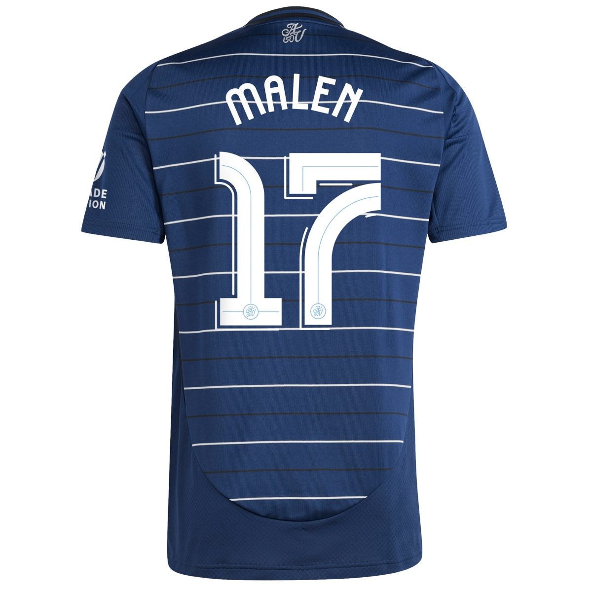 Aston Villa Jerseys - Official aston villa adidas third shirt 2024-25 with malen 17 cup printing Collection for AVFC Fans