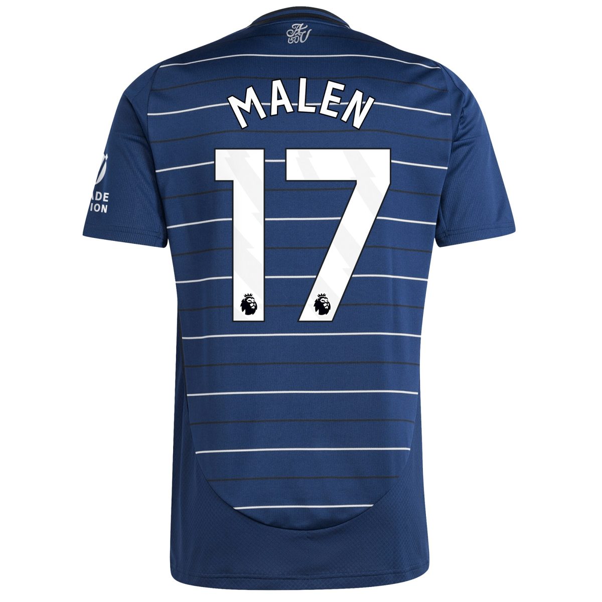 Aston Villa Jerseys - Official aston villa adidas third shirt 2024-25 with malen 17 printing Collection for AVFC Fans