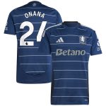 Aston Villa Jerseys - Official aston villa adidas third shirt 2024-25 with onana 24 printing Collection for AVFC Fans