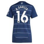 Aston Villa Jerseys - Official aston villa adidas third shirt 2024-25 – womens with a.garcía 16 printing Collection for AVFC Fans