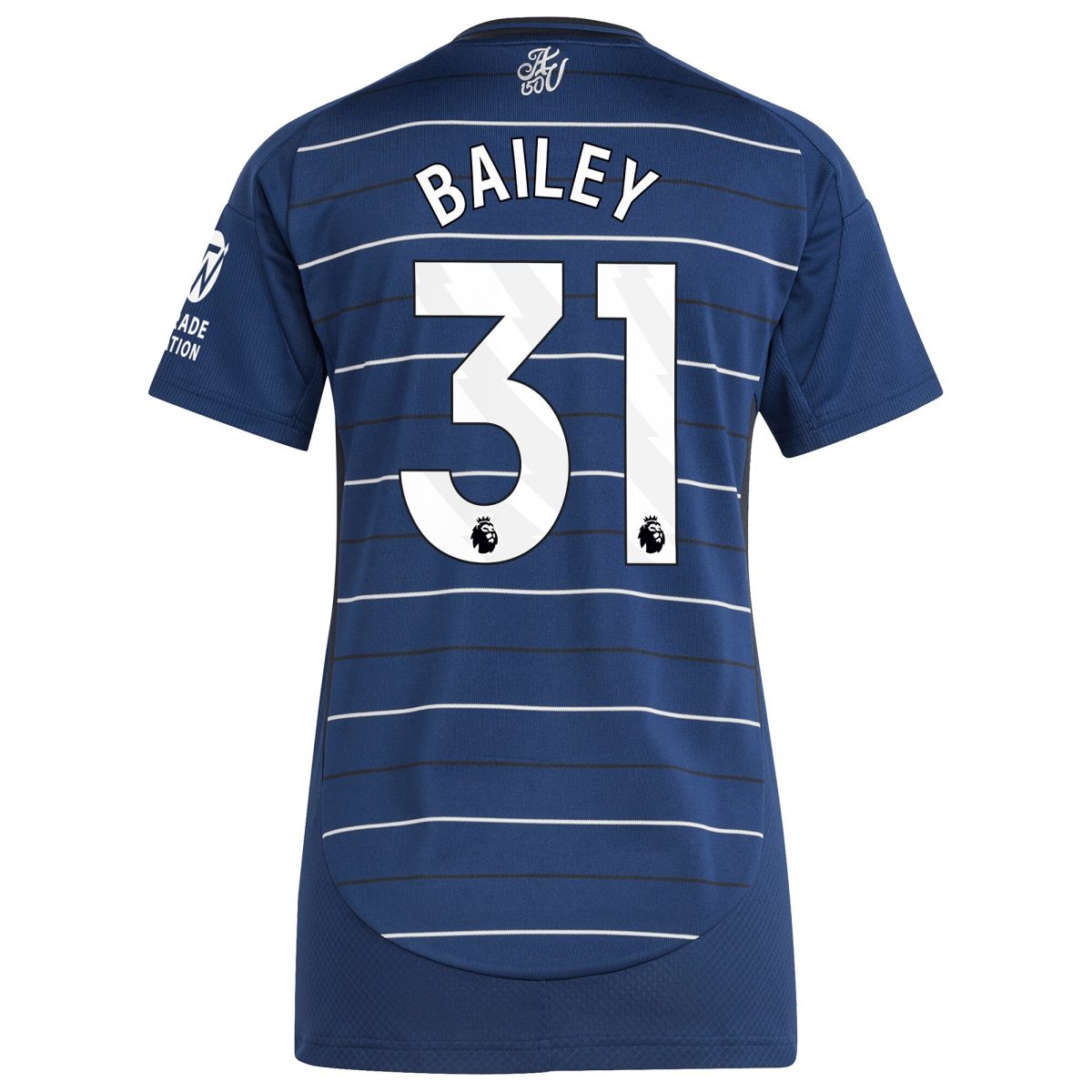 Aston Villa Jerseys - Official aston villa adidas third shirt 2024-25 – womens with bailey 31 printing Collection for AVFC Fans