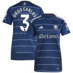 Aston Villa Jerseys - Official aston villa adidas third shirt 2024-25 – womens with diego carlos 3 printing Collection for AVFC Fans
