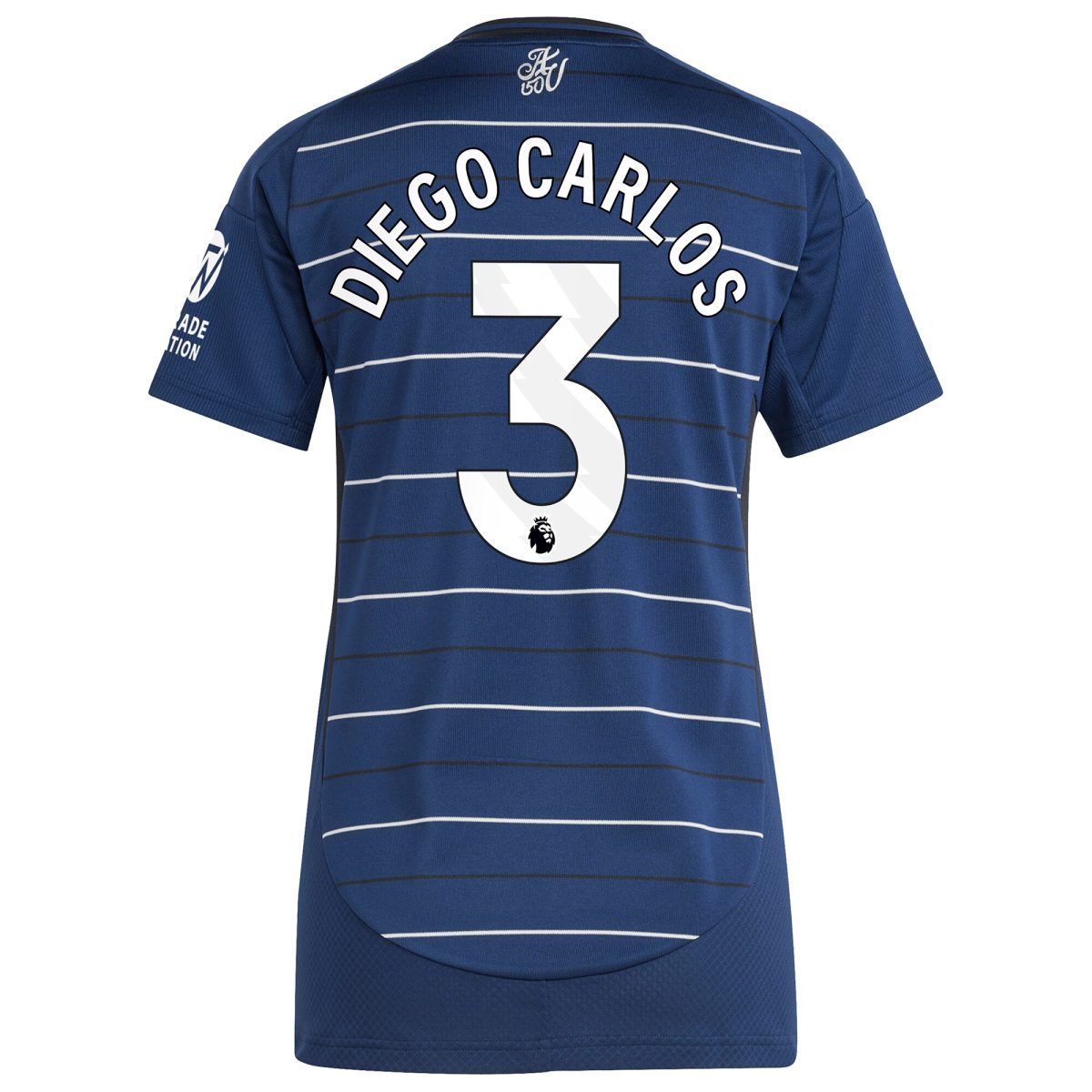 Aston Villa Jerseys - Official aston villa adidas third shirt 2024-25 – womens with diego carlos 3 printing Collection for AVFC Fans