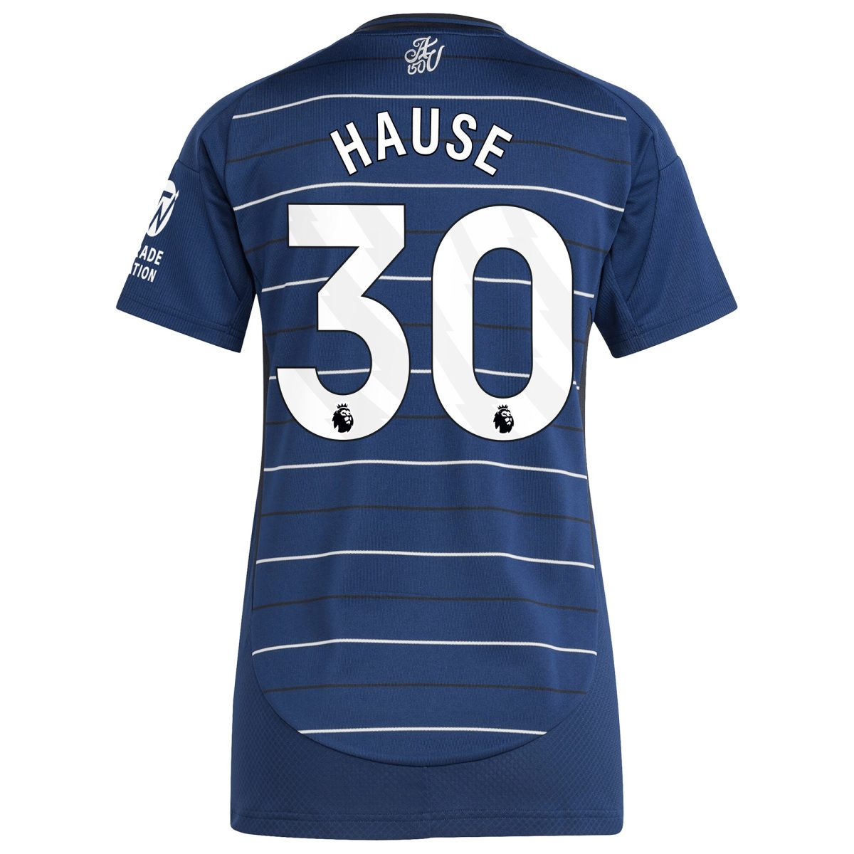 Aston Villa Jerseys - Official aston villa adidas third shirt 2024-25 – womens with hause 30 printing Collection for AVFC Fans