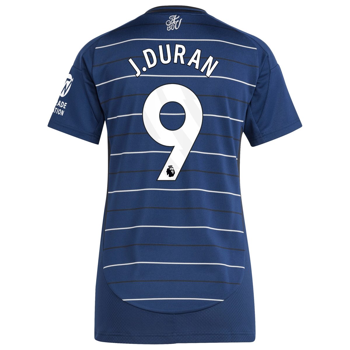 Aston Villa Jerseys - Official aston villa adidas third shirt 2024-25 – womens with j.duran 9 printing Collection for AVFC Fans