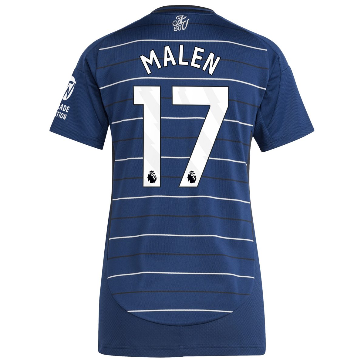Aston Villa Jerseys - Official aston villa adidas third shirt 2024-25 – womens with malen 17 printing Collection for AVFC Fans