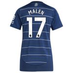 Aston Villa Jerseys - Official aston villa adidas third shirt 2024-25 – womens with malen 17 printing Collection for AVFC Fans